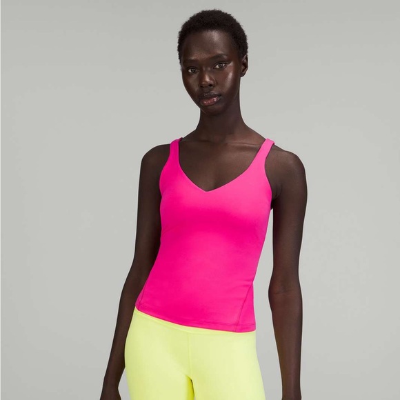 lululemon athletica Tops - Lululemon Align Waist-Length Tank Top Sonic Pink